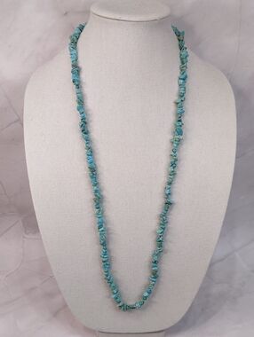 Artisan Crafted Turquoise Nugget Necklace